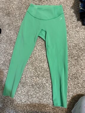 Gymshark Seamless High-Rise Leggings in Mint Green